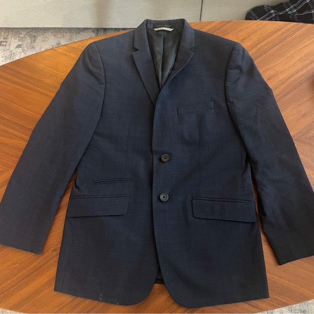 Boy’s Navy Two-Button Blazer